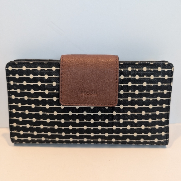 Leather Fossil Wallet - Good Pre-owned Condition - Picture 1 of 8